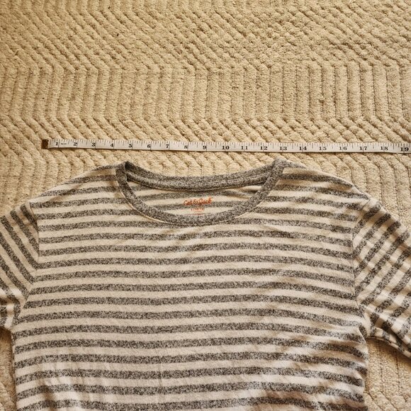 Cat & Jack Girls Striped Long Sleeve Top – Size Large (10/12) - Picture 12 of 14